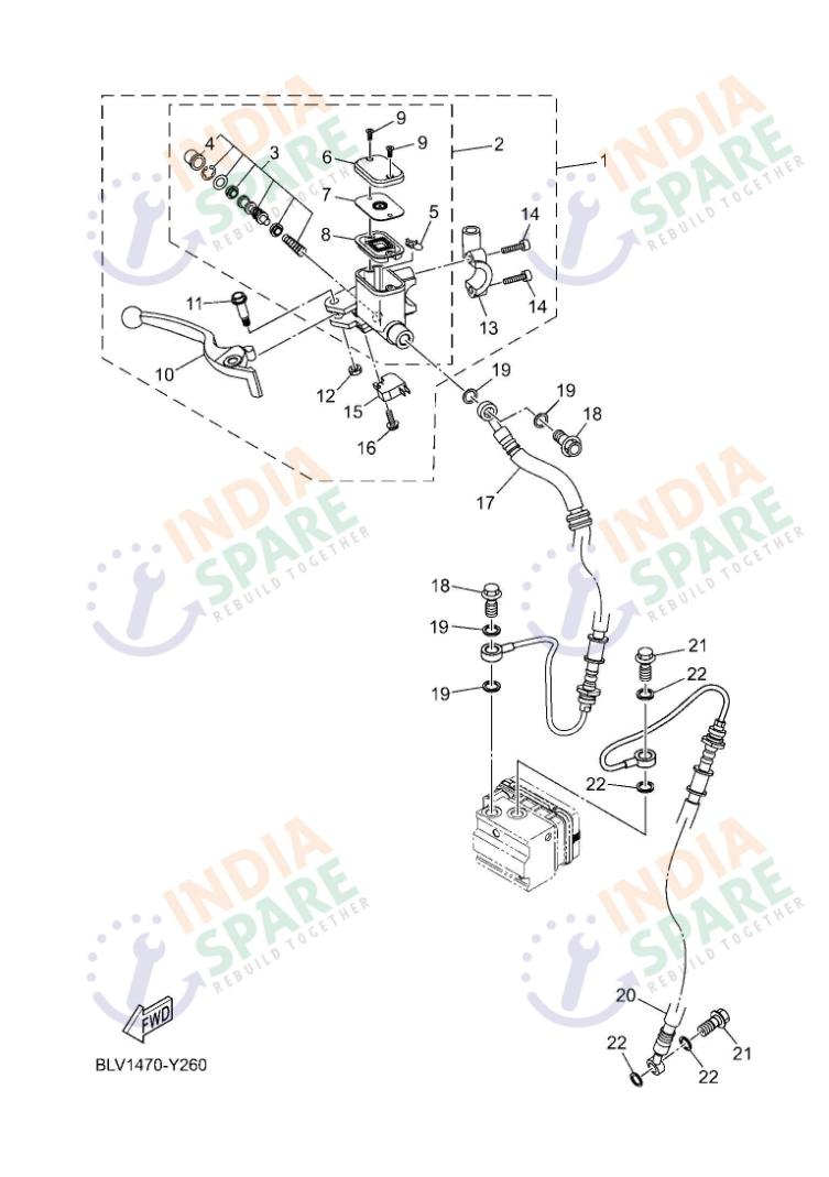 FRONT MASTER CYLINDER
